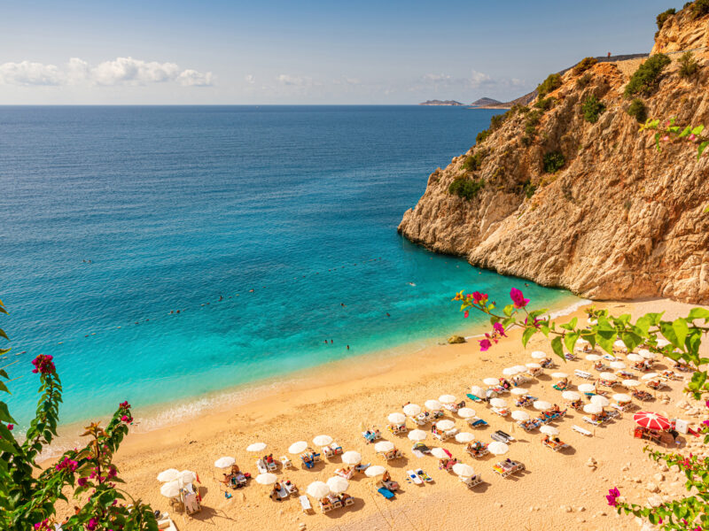 Kaputas,Beach,With,Blue,Water,On,The,Coast,Of,Antalya