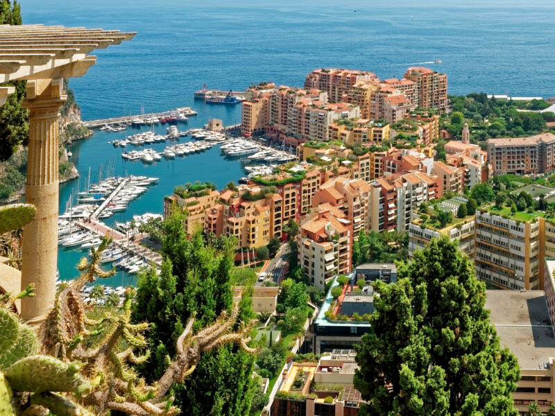 Aerial,View,Of,Monaco,,Europe