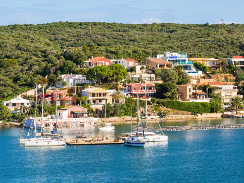 Mahon,,Capital,City,Of,Menorca,In,Spain,,View,Of,Natural