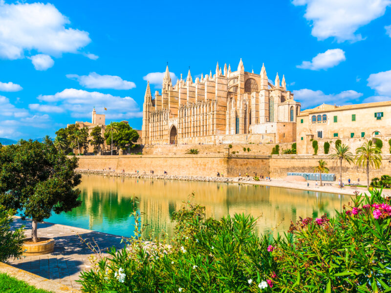 The,Gothic,Cathedral,La,Seu,At,Palma,De,Mallorca,Islands,