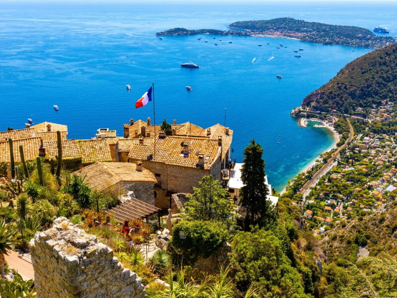Eze,,France,-,August,1,,2022:,Panoramic,View,Of,Eze